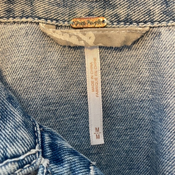 Free People denim jacket - Picture 3 of 4